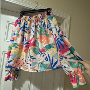 Flying Tomato Woven Top - Tropical - Size L